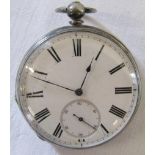 J.W. Benson To HRH The Prince of Wales 58-60 Ludgate Hill London fine silver pocket watch