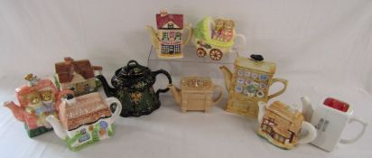 10 teapots includes Leonardo farm, Brampton 4915, The Plough Inn, Dresser, fish and chip shop etc