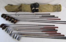 Metal shafted golf clubs include F.S Gregory, P.G.C.A 'Tiger', Busson, Dick Burton, Bobby Locke, H.C