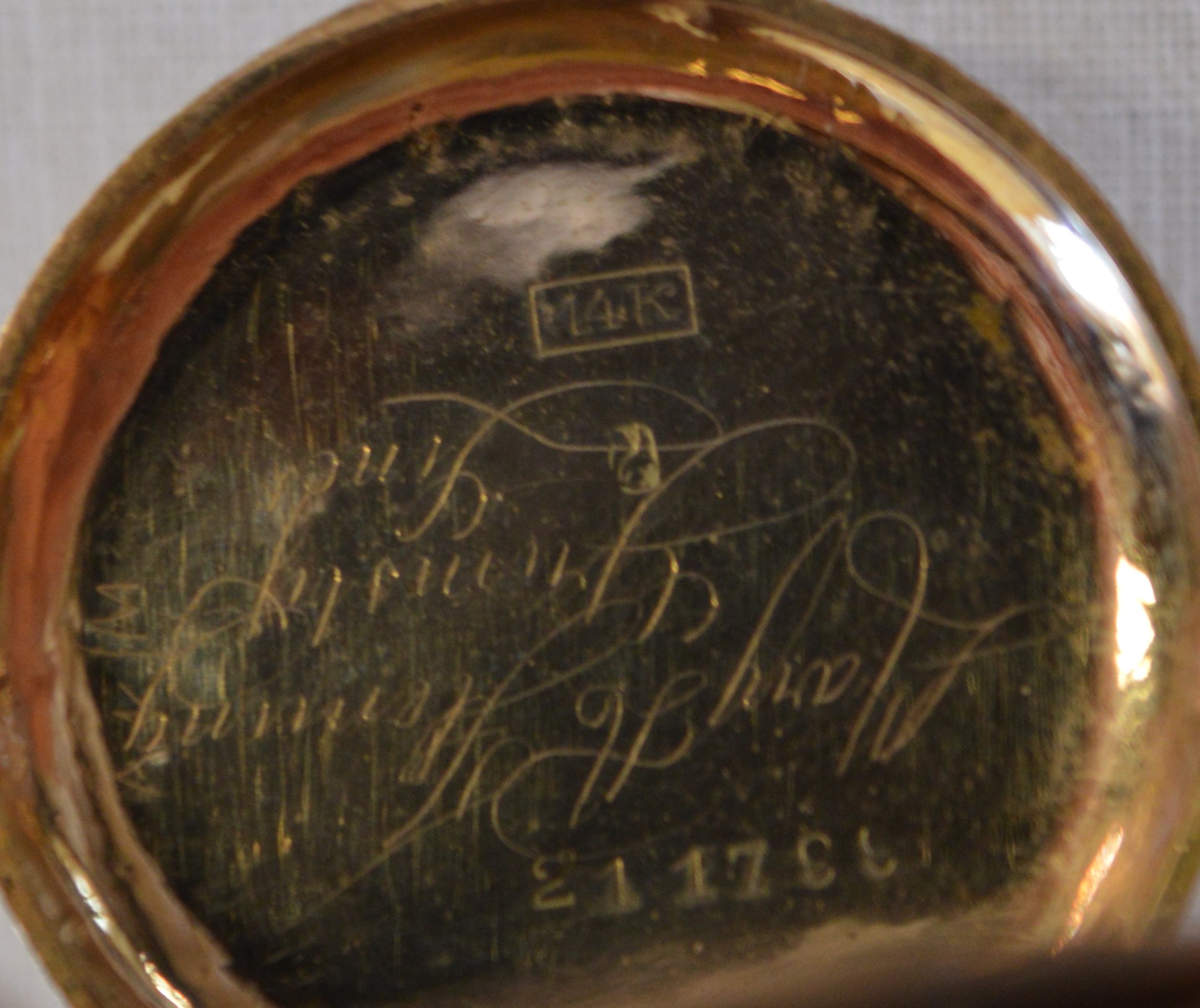 4 pocket watches in need of repair, including silver H V Benson London and another with engraved - Image 6 of 8