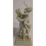 Veronese "Abduction of Proserpina" resin figure, height 31cm