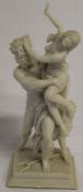 Veronese "Abduction of Proserpina" resin figure, height 31cm