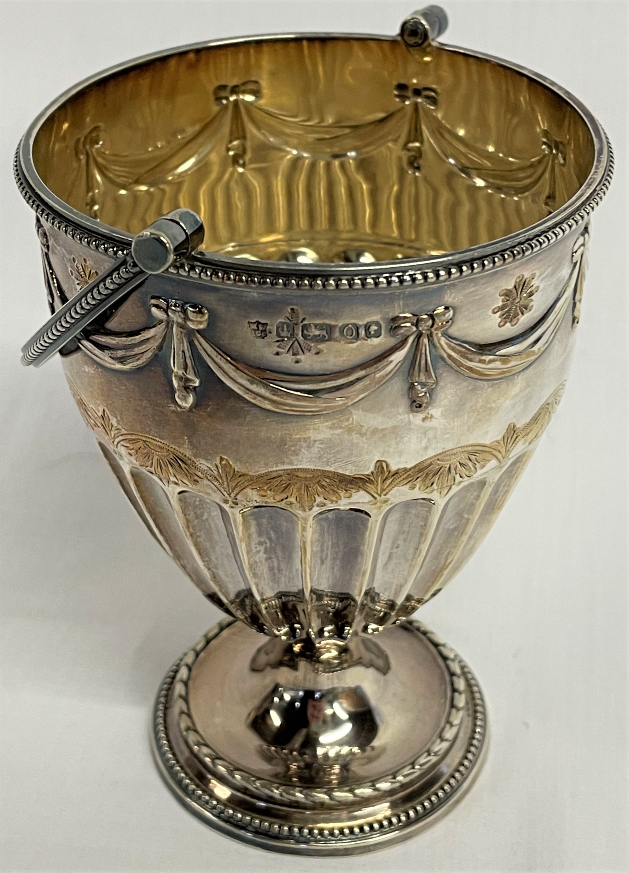 Victorian Silver Sugar Basket - Image 3 of 4