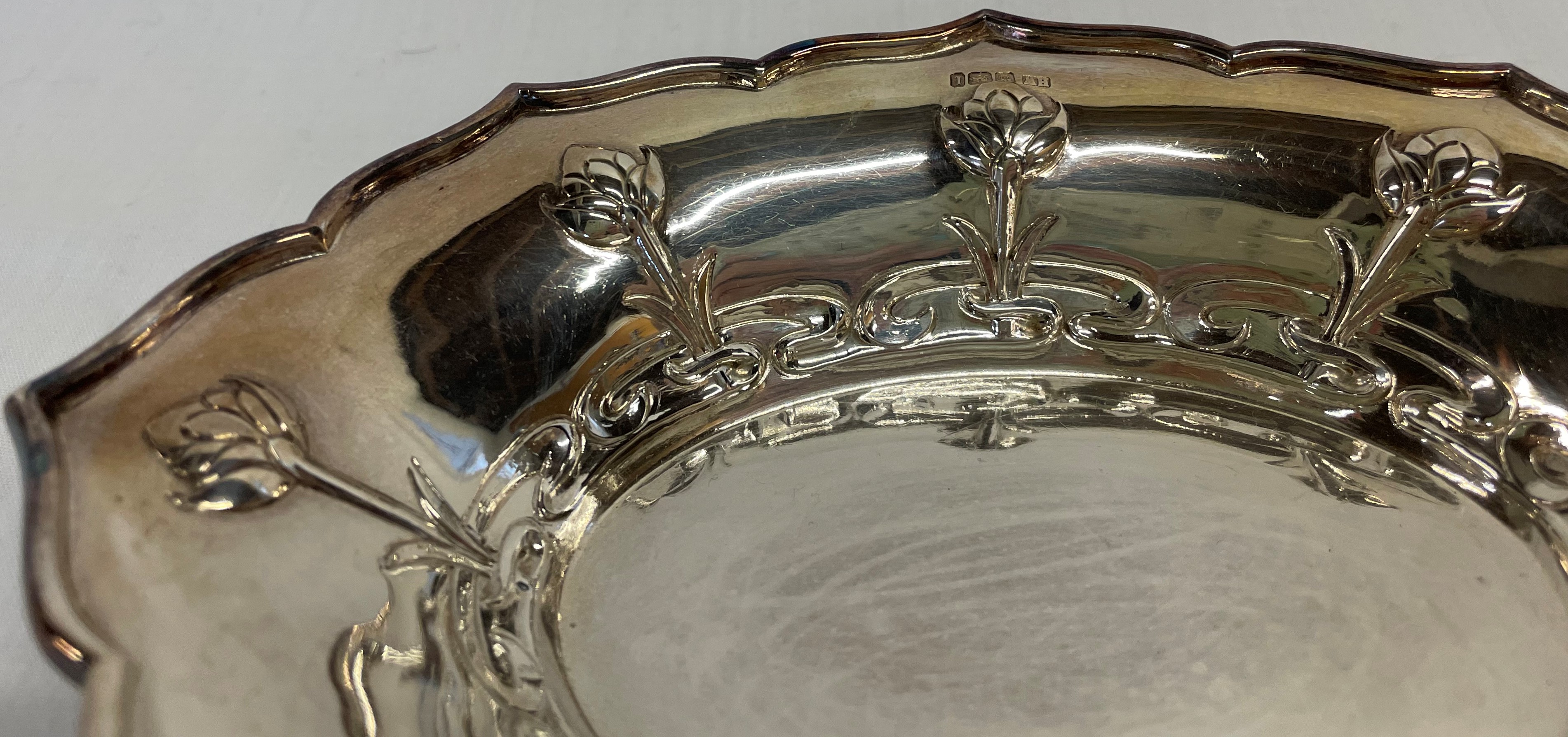 Edwardian Silver Bonbon Dish - Image 2 of 2