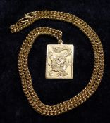 Minimum 18ct Singapore Gold Chain & Pendant