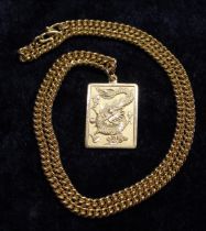 Minimum 18ct Singapore Gold Chain & Pendant