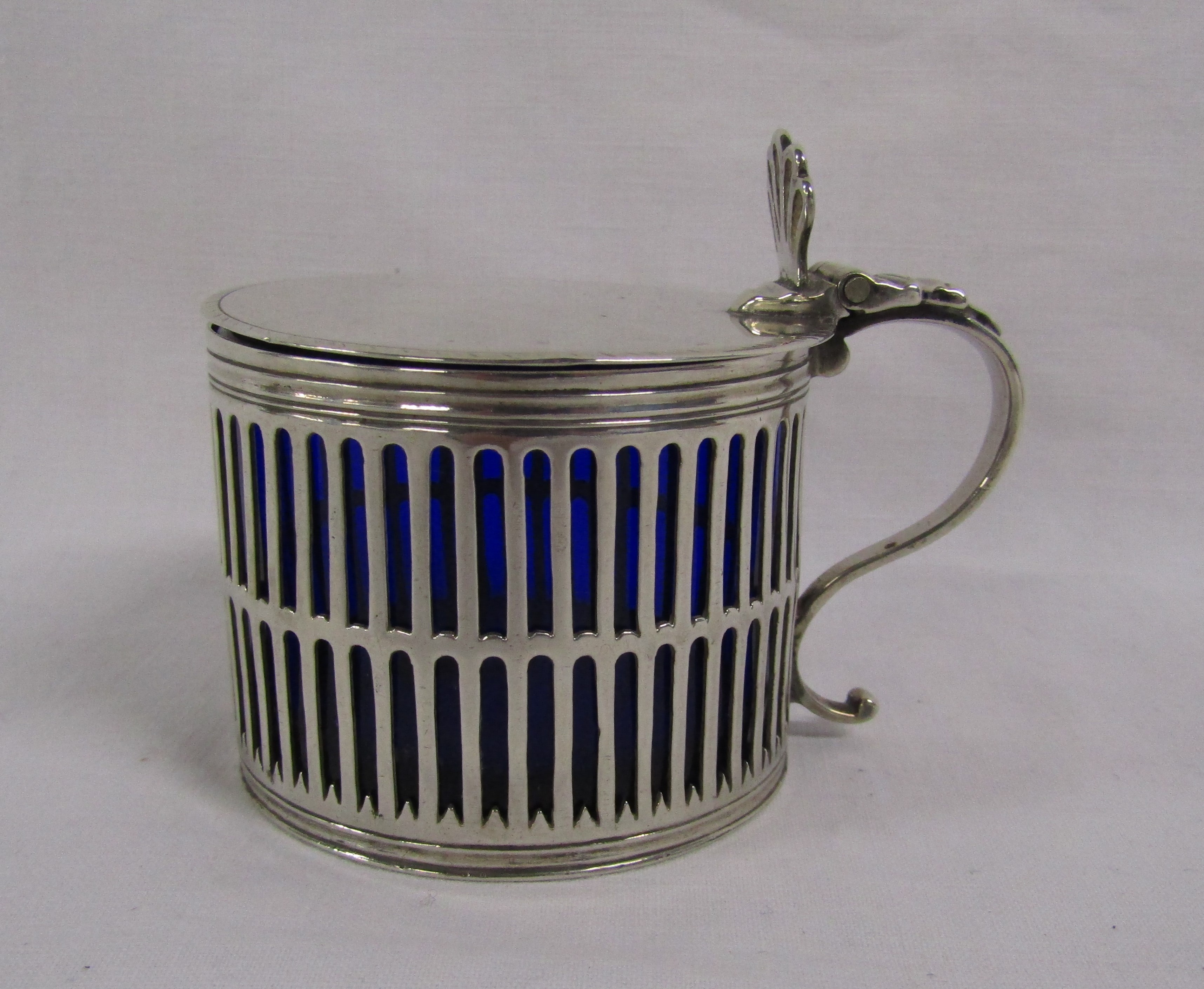 Silver Toast Rack, Mustard Pot and Footed Bowl - Image 9 of 12