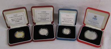 4 Silver Proof Coins