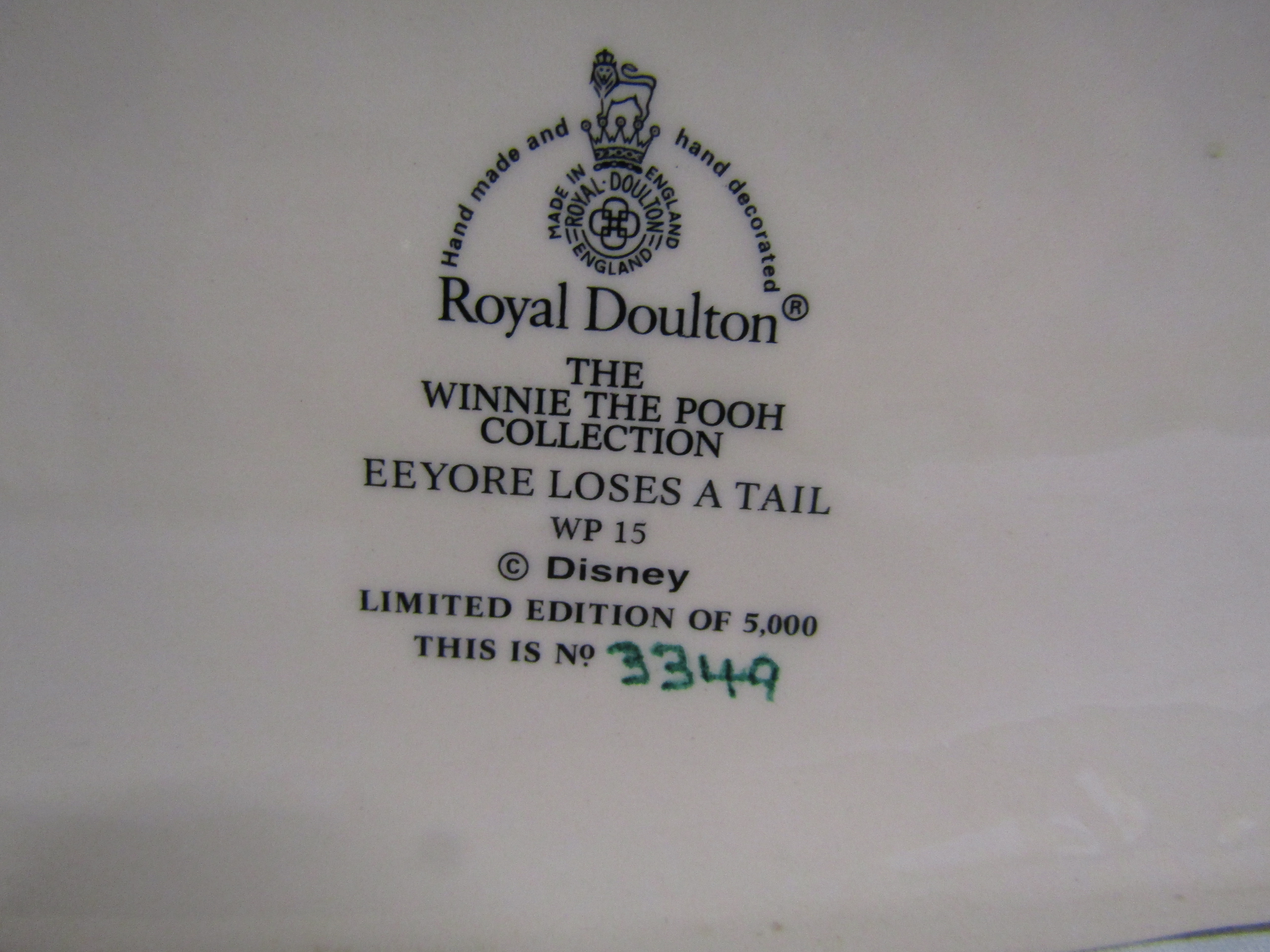 Royal Doulton Winnie the Pooh Collection Figurines - Image 3 of 11