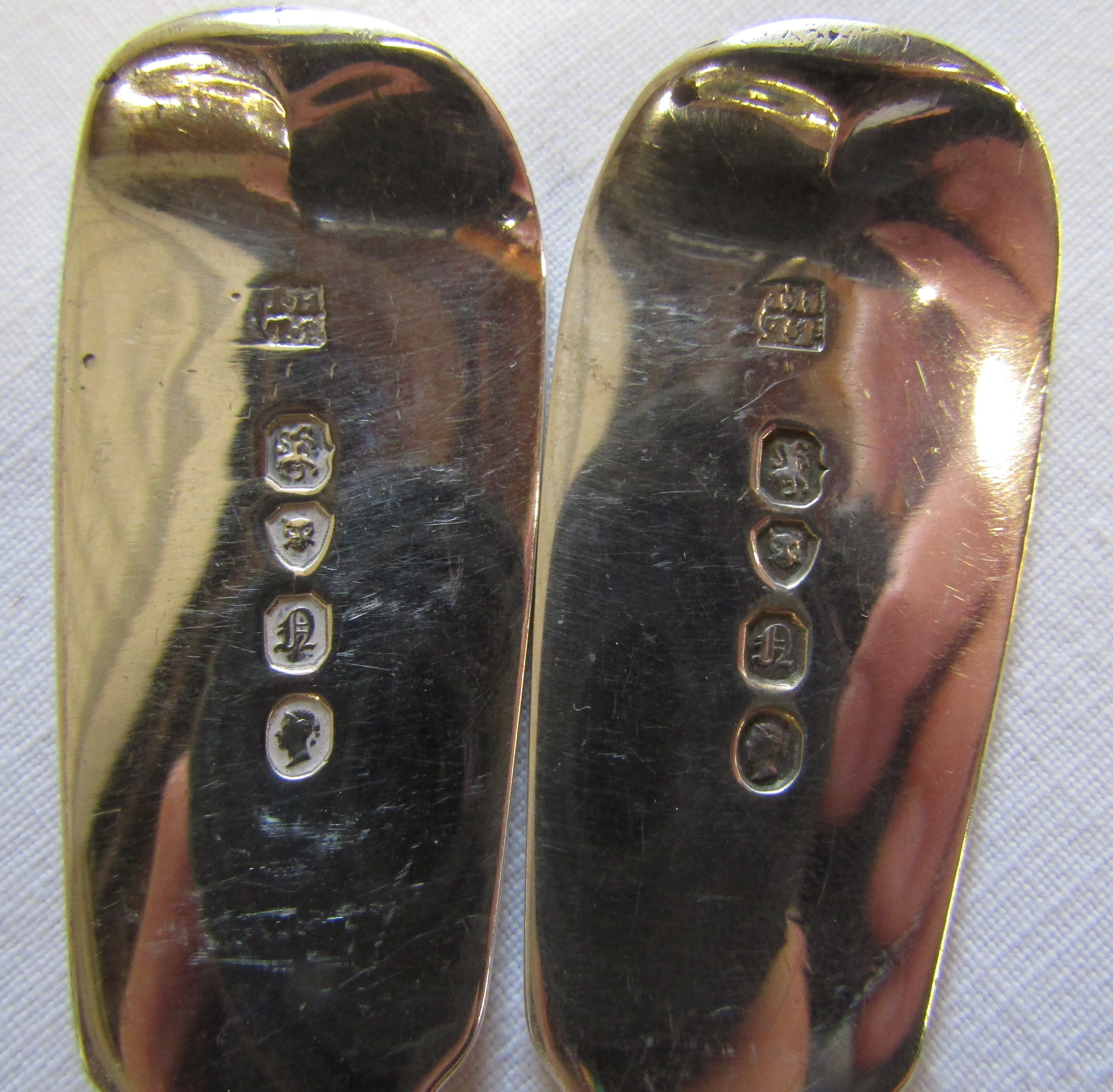 Pair of Victorian Silver Berry Spoons - Image 6 of 6