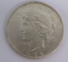 Magician's Coin :- 1922 Double Sided Liberty Dollar