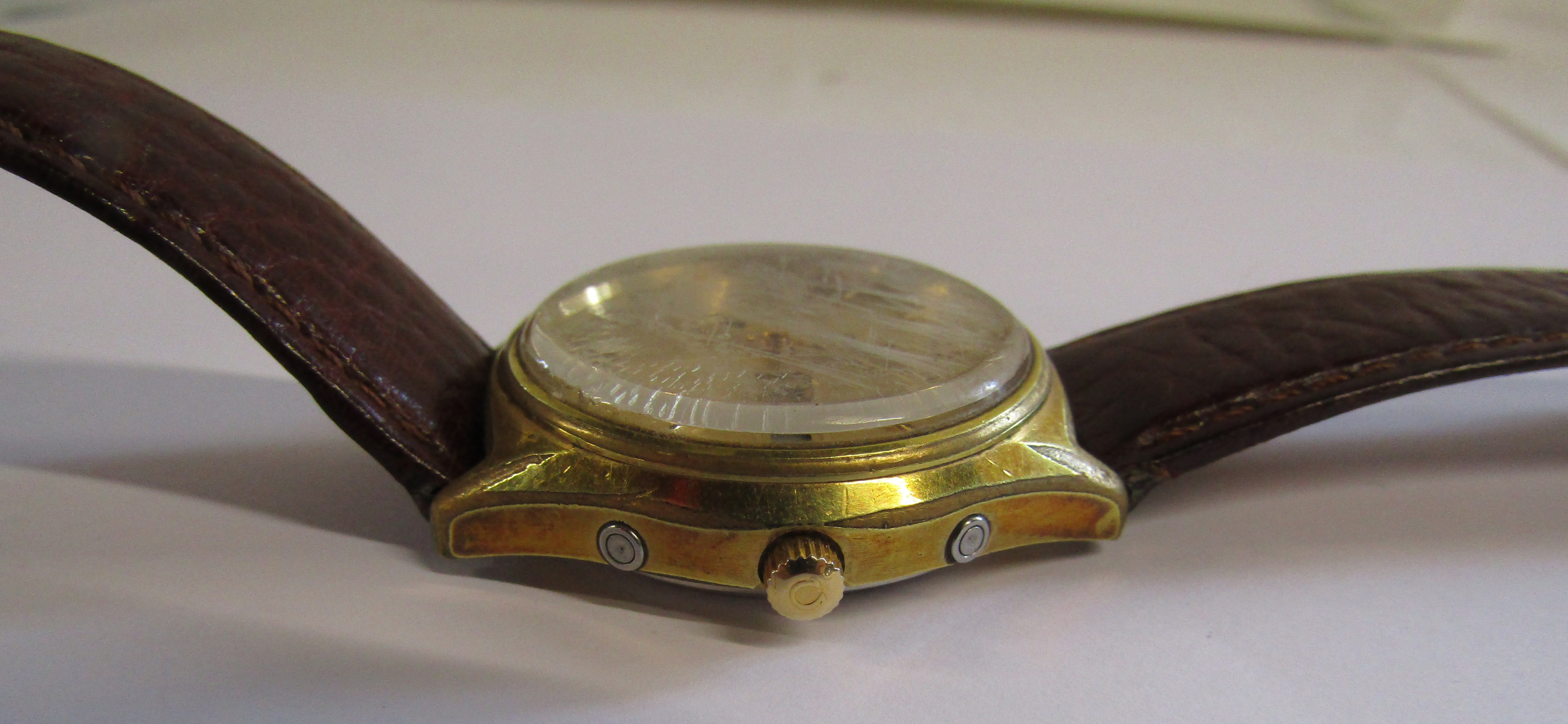 Omega Gold Plated Wristwatch - Image 3 of 5