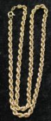 9ct Gold Rope Twist Necklace