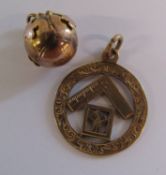 Gold Masonic Pendants