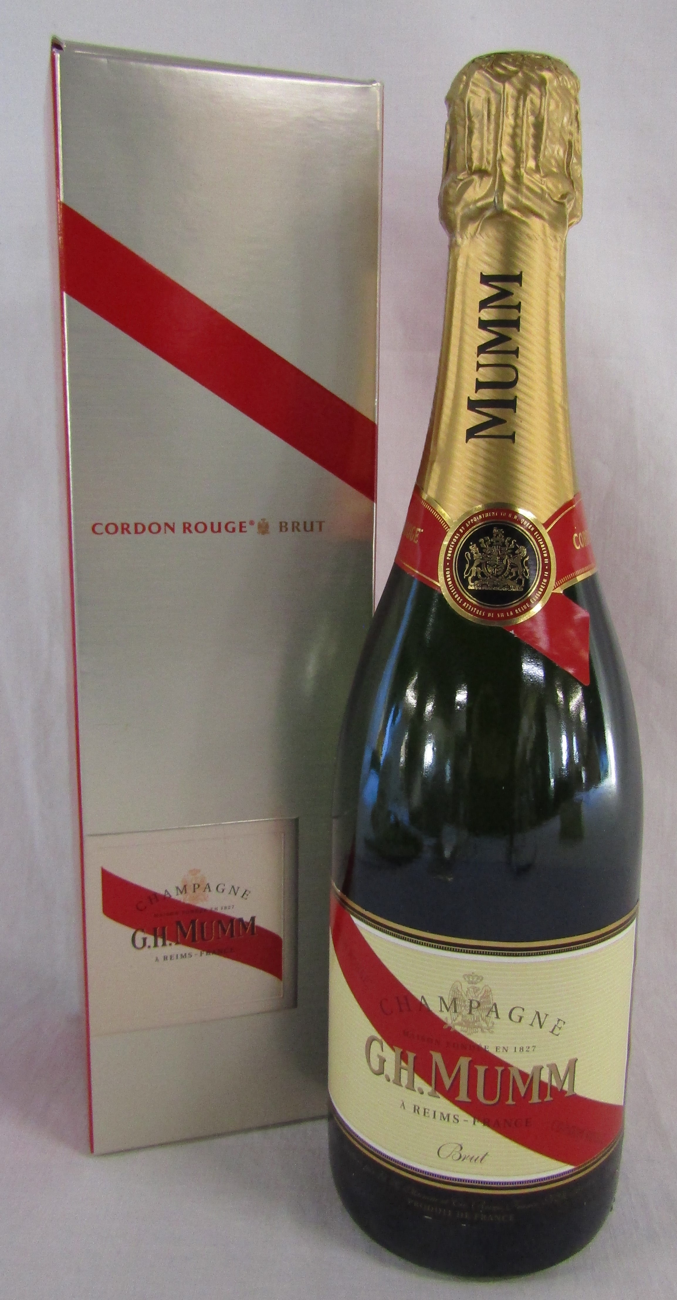 G.H.Mumm Cordon Rouge Brut boxed Champagne