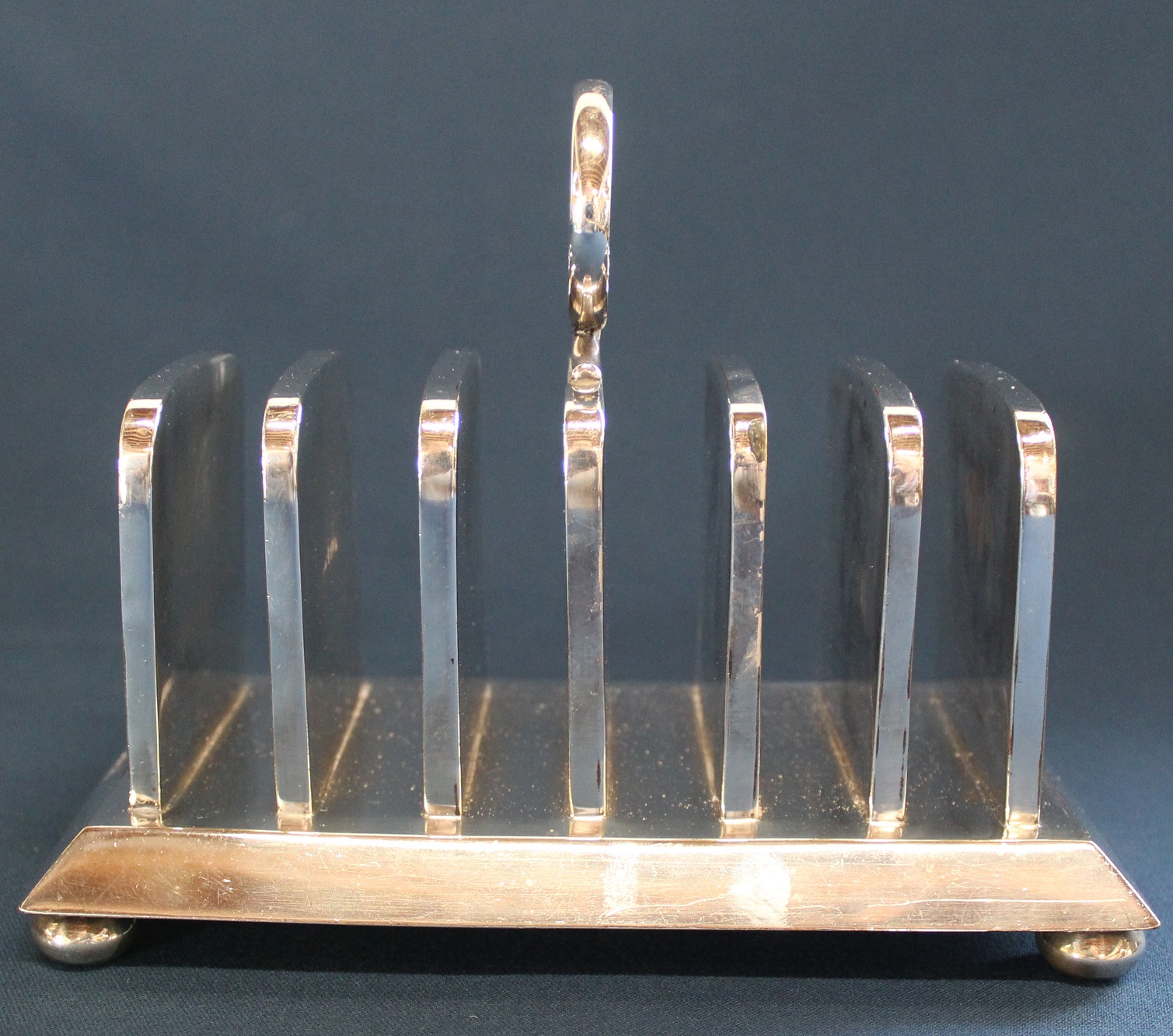 Late Victorian Silver Plated Radiator Toast Rack - Image 3 of 5