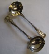 Pair of William IV Silver Ladles