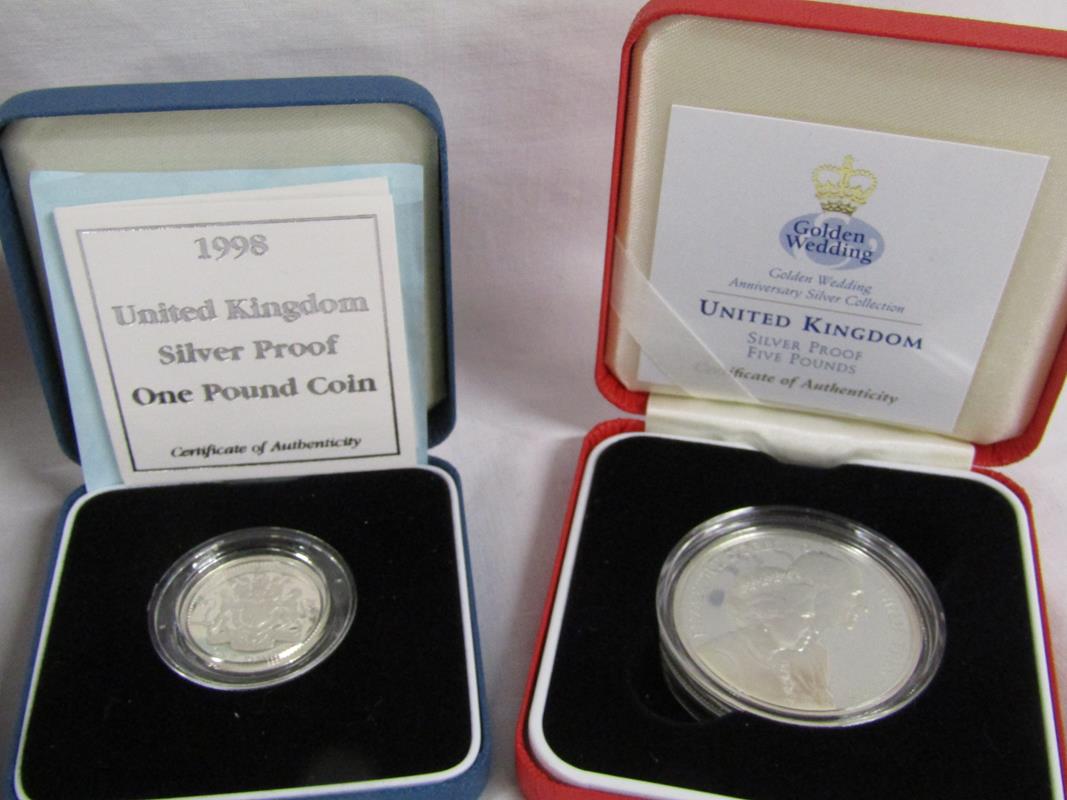 4 Silver Proof Coins - Image 3 of 12