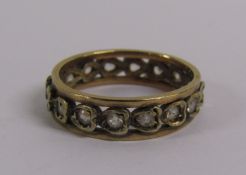 9ct Gold & Diamond Eternity Ring