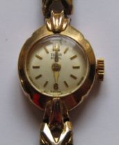 9ct Gold Tudor Rolex Wristwatch