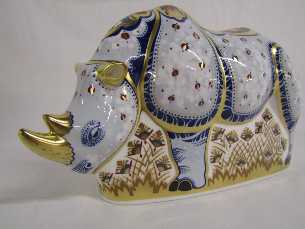 Royal Crown Derby Endangered Species paperweight - Image 6 of 8