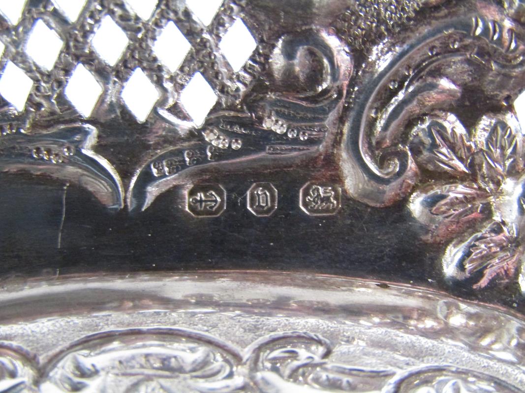 Victorian Silver Dish, Cruet & Plated Tray - Image 4 of 20