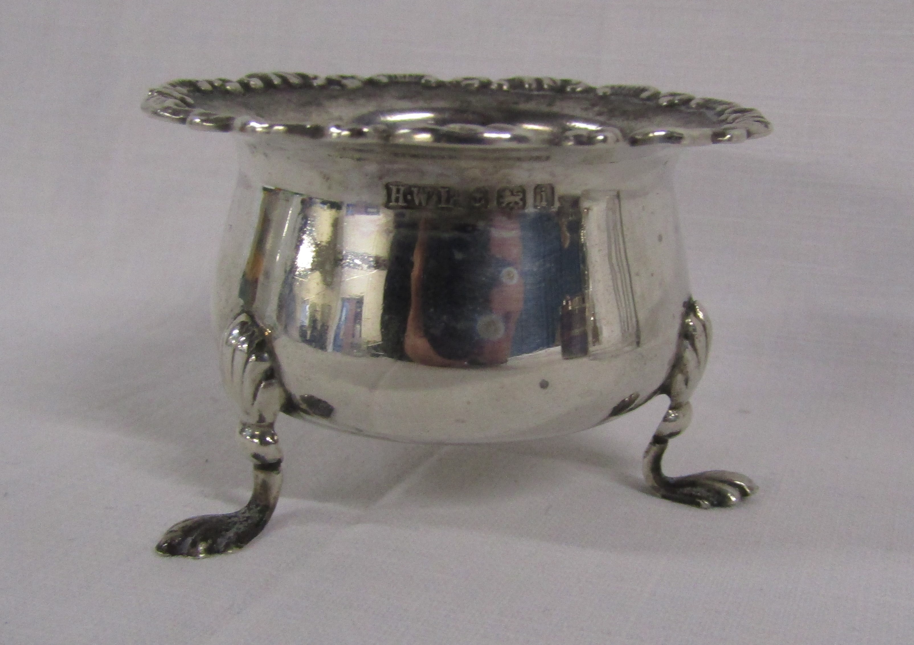 Silver Toast Rack, Mustard Pot and Footed Bowl - Image 2 of 12