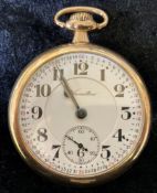 Hamilton Gold Plated Pocket Watch