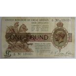 George V £1 Note