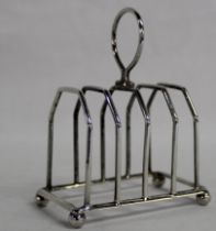 Small Silver Toast Rack