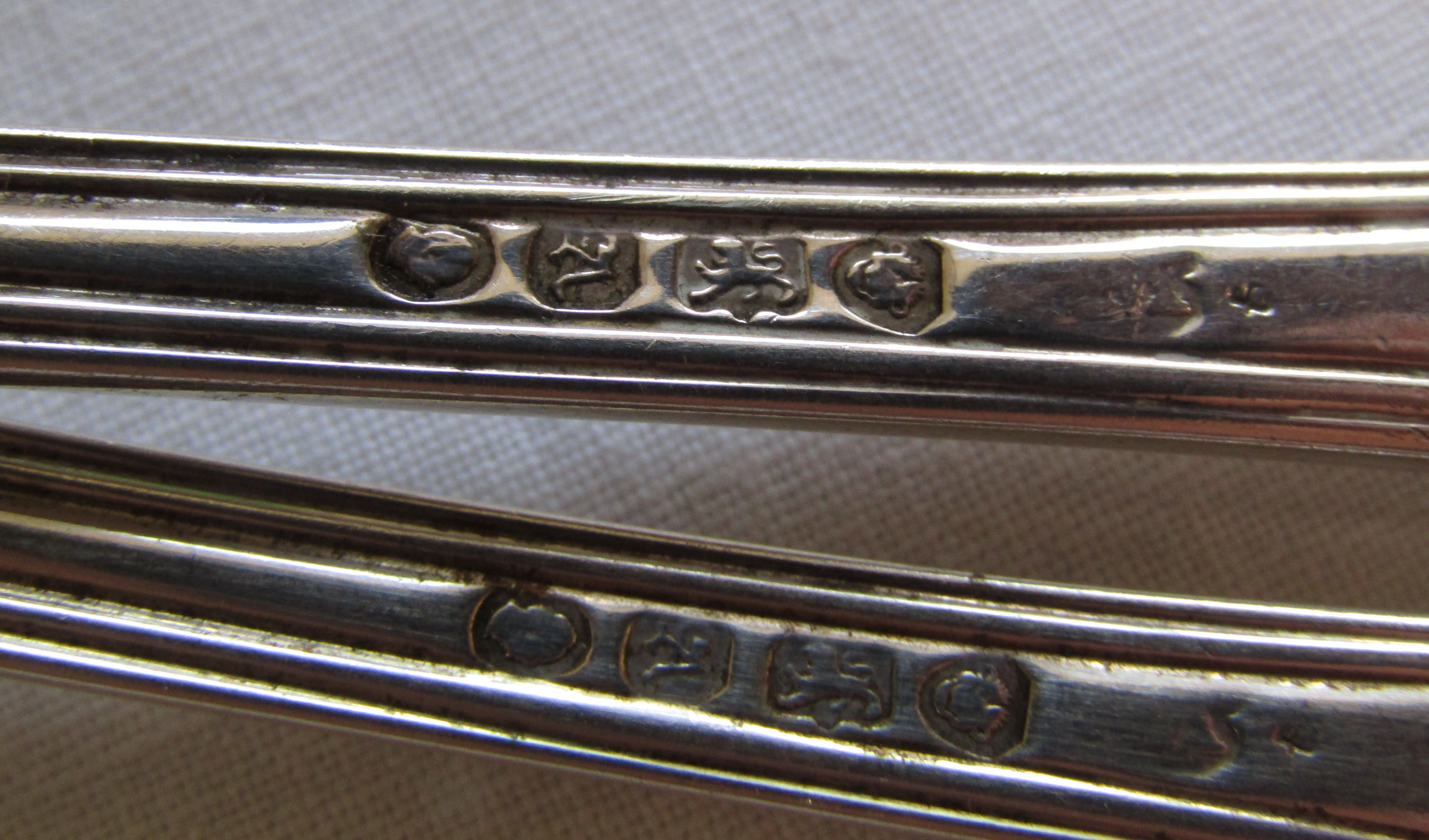 Pair of William IV Silver Ladles - Image 3 of 4