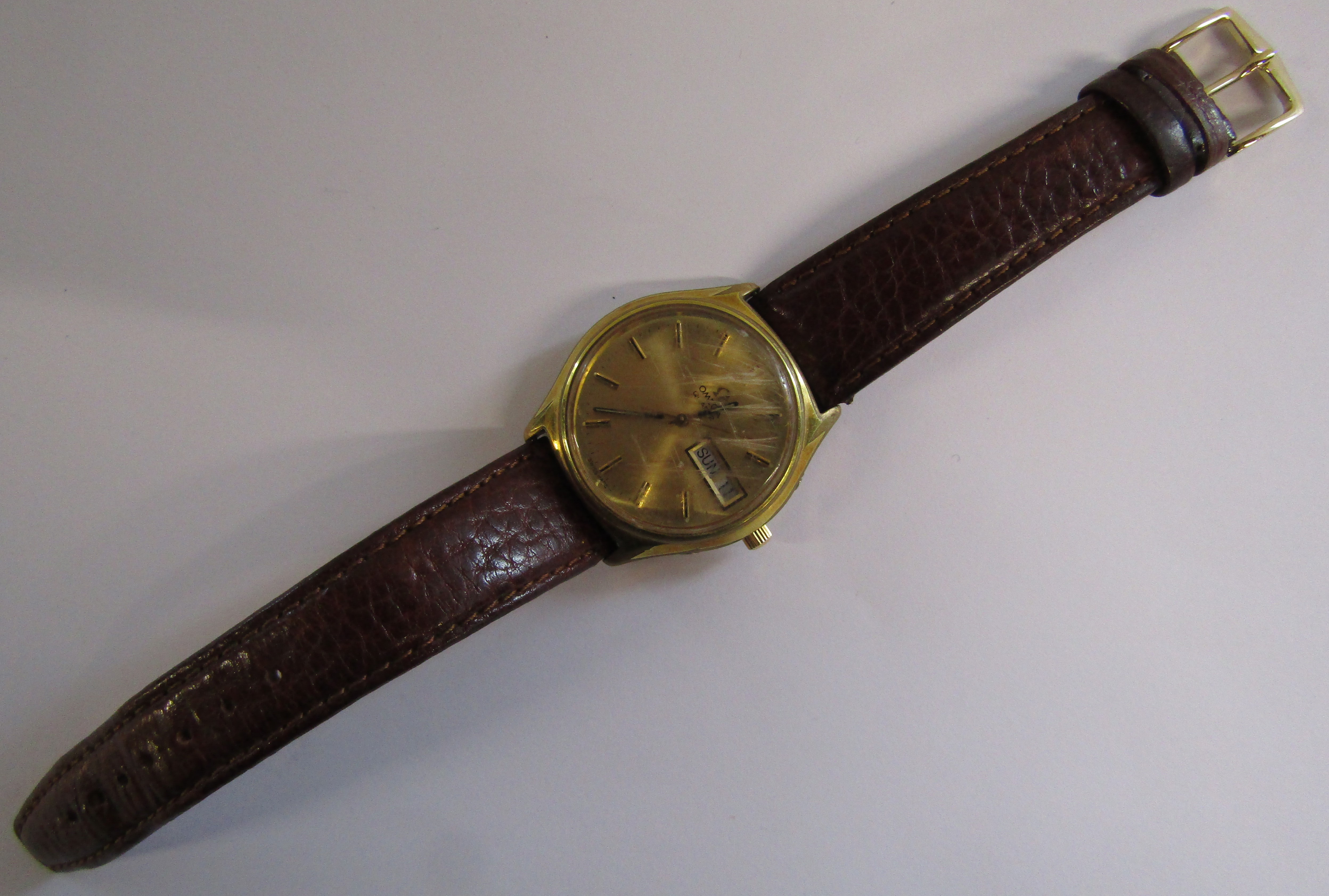Omega Gold Plated Wristwatch - Image 2 of 5