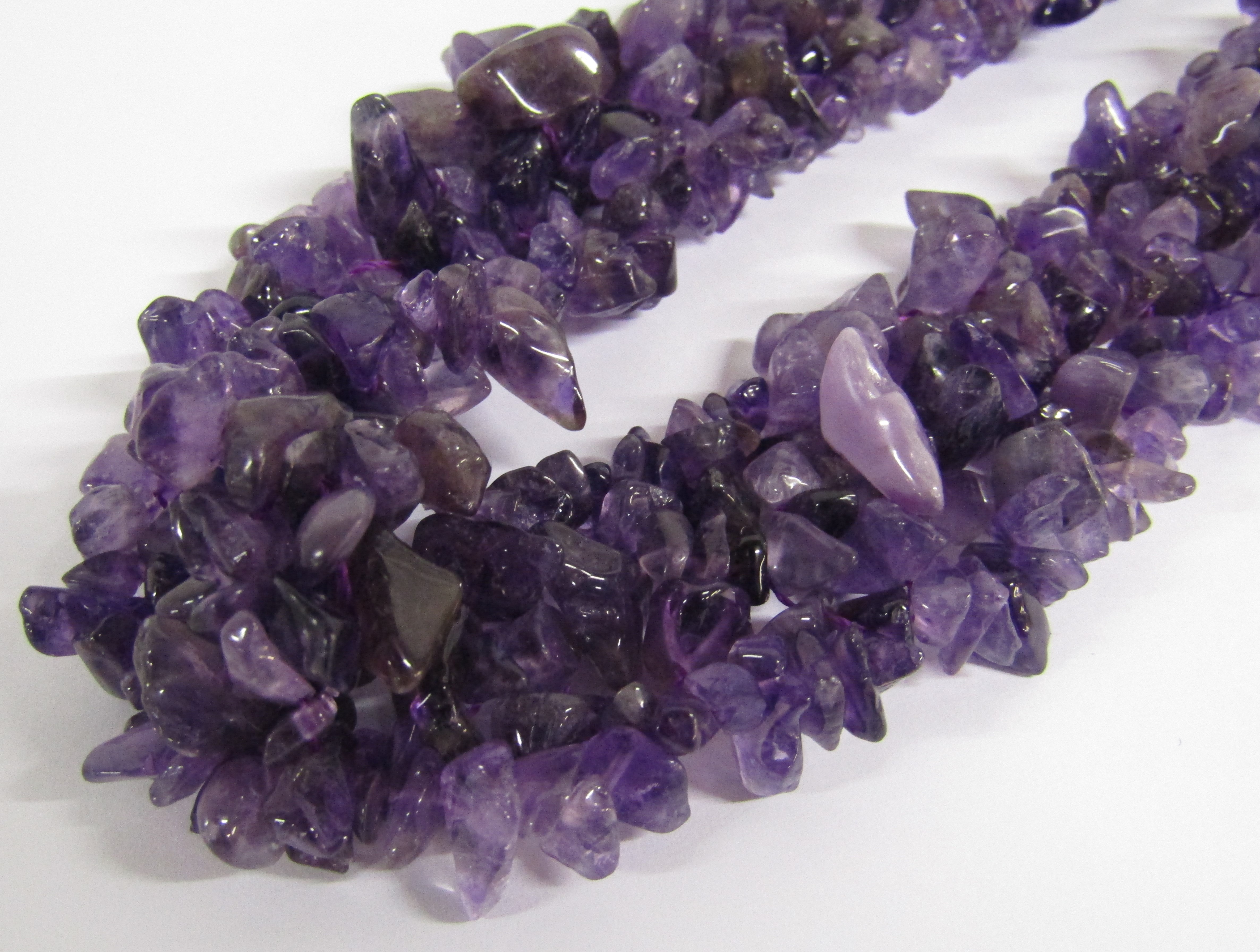 Natural Amethyst Necklace - Image 2 of 4