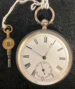 Silver Duplex Pocket Watch