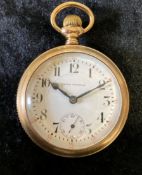 Seth Thomas Gold Plated Pocket Watch