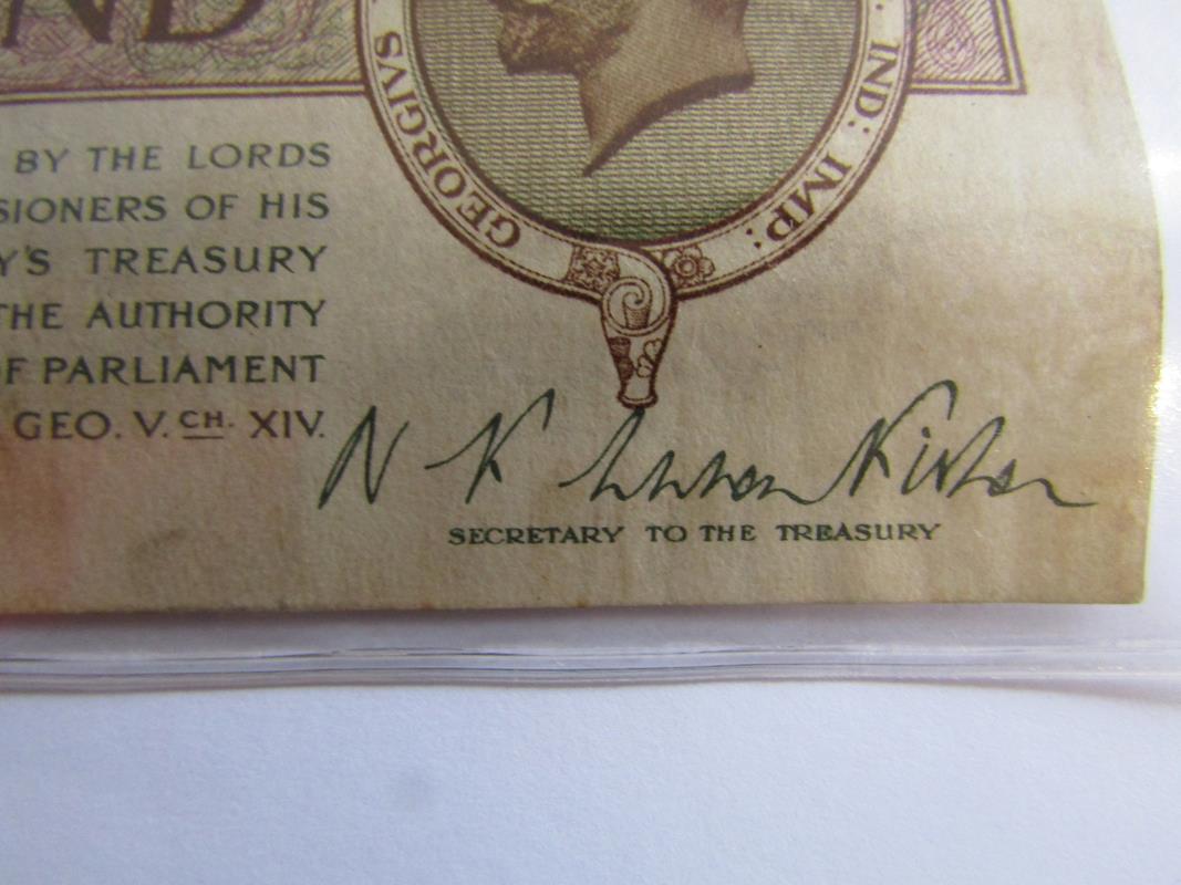 George V £1 Note - Image 3 of 8