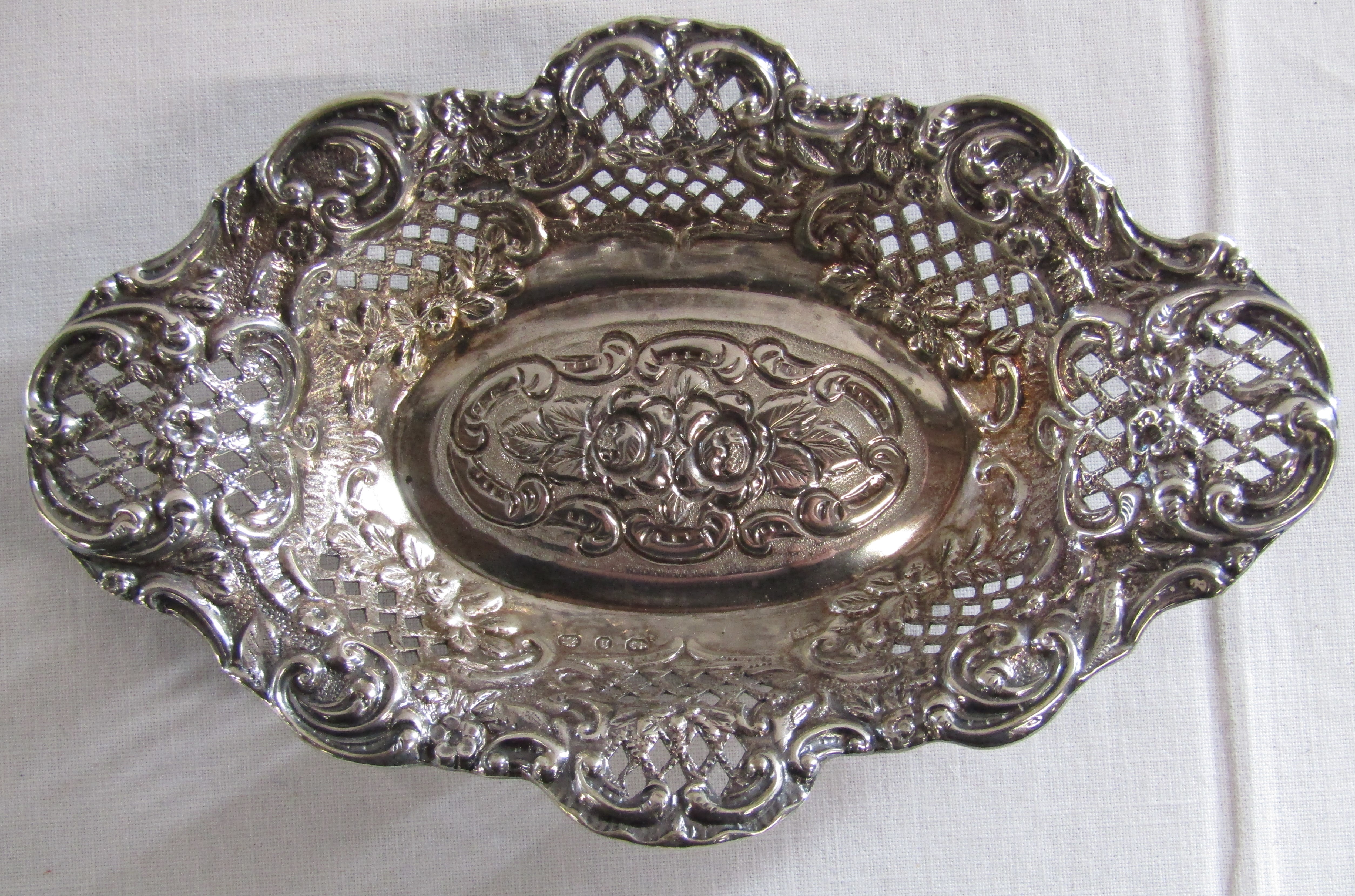 Victorian Silver Dish, Cruet & Plated Tray - Image 2 of 20