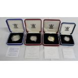 4 Silver Proof Coins