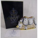 Royal Crown Derby Endangered Species paperweight