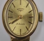 9ct Gold Rotary Wristwatch