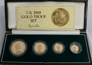 Royal Mint 1980 Gold Proof Set