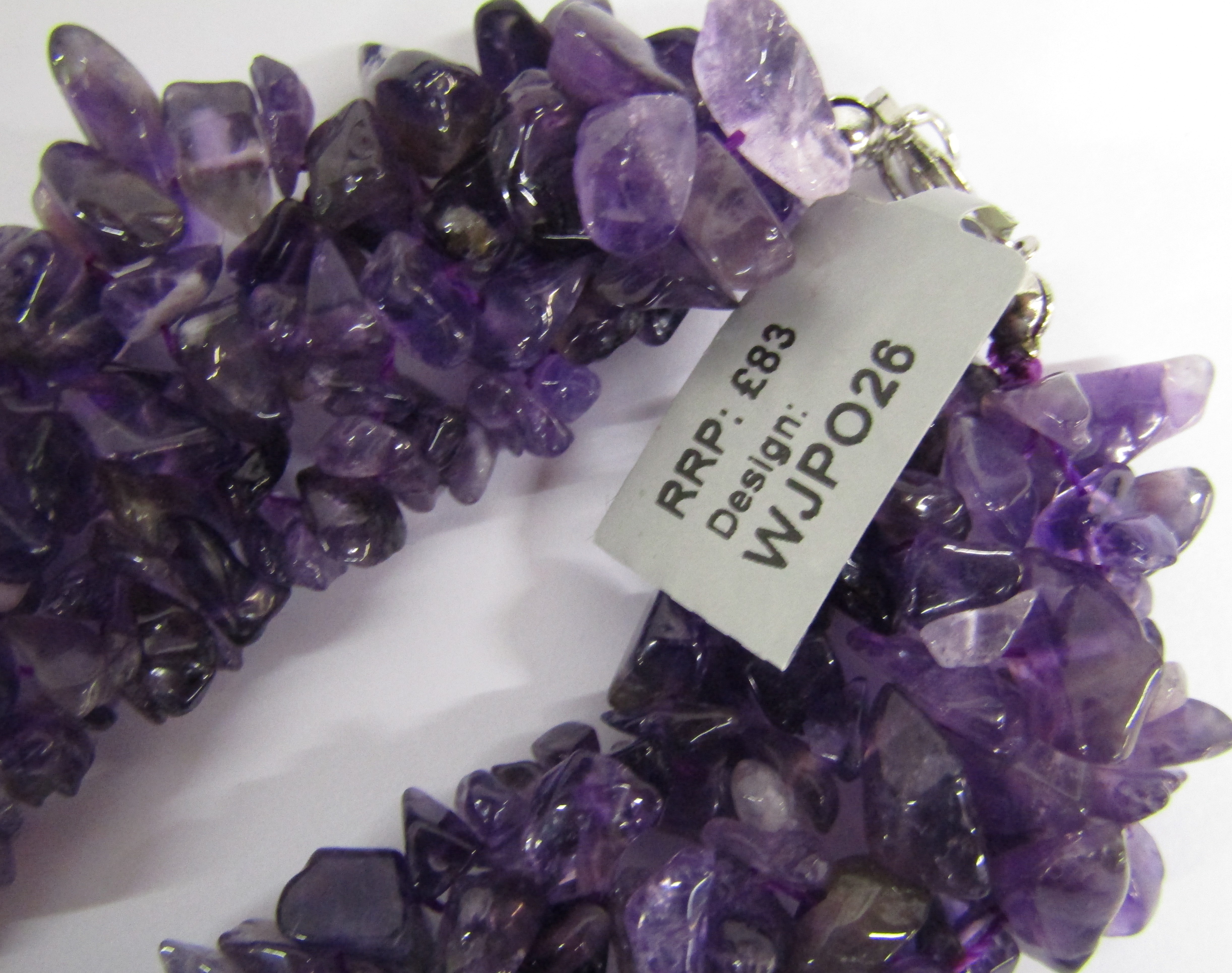 Natural Amethyst Necklace - Image 3 of 4