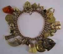9ct Gold Charm Bracelet
