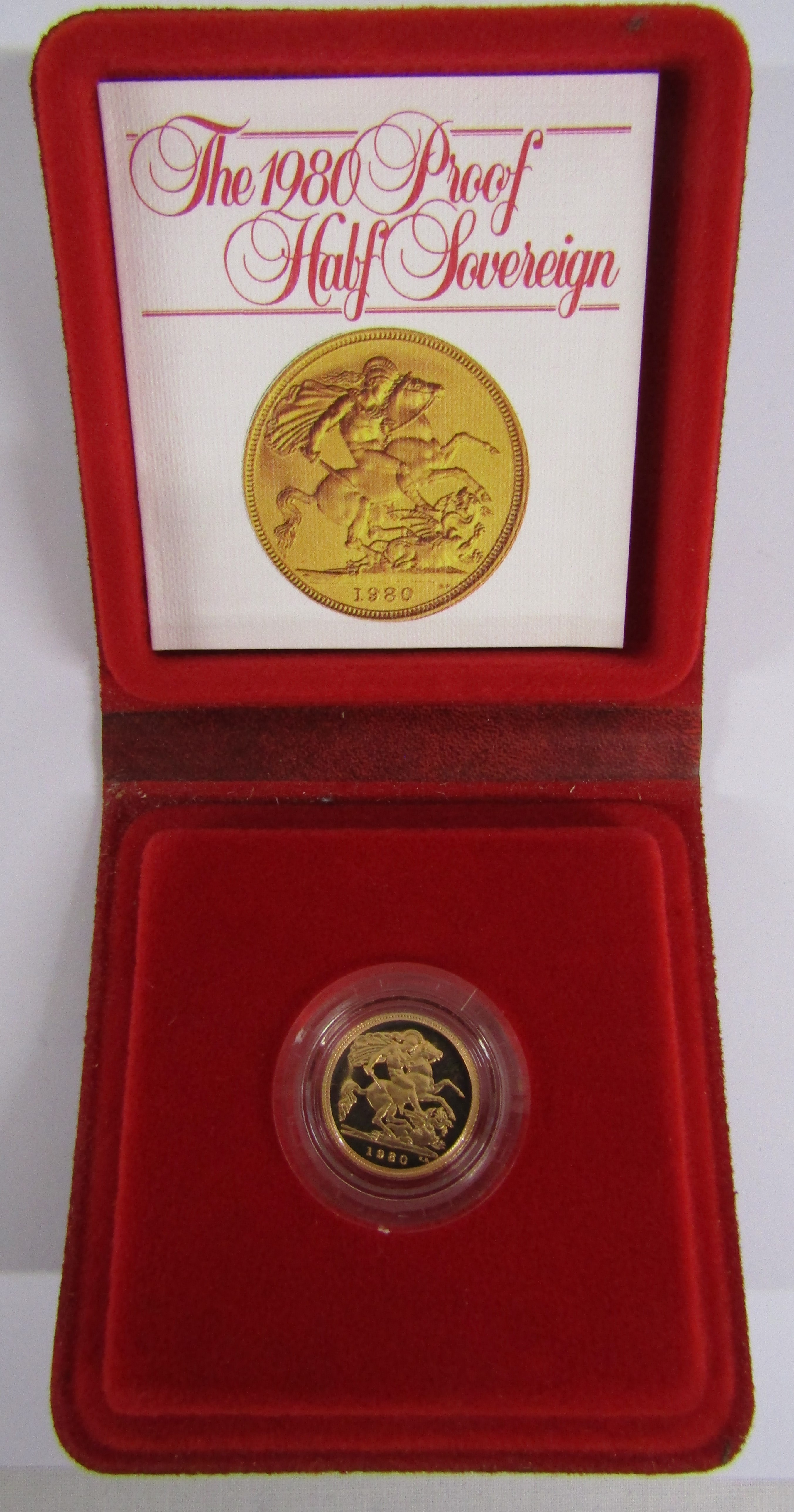 Elizabeth II 1980 Gold Proof Half Sovereign - Image 3 of 4