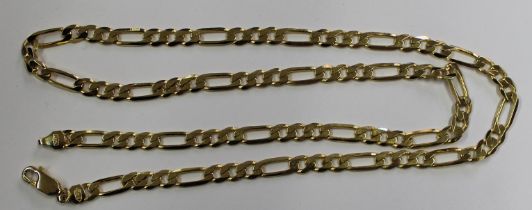 14ct Gold Figaro Link Necklace