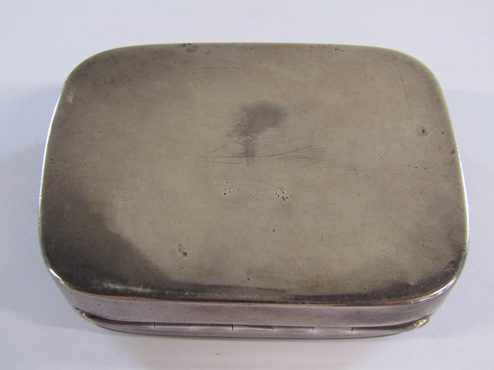 Georgian Silver & Agate Snuff Box - Image 6 of 17