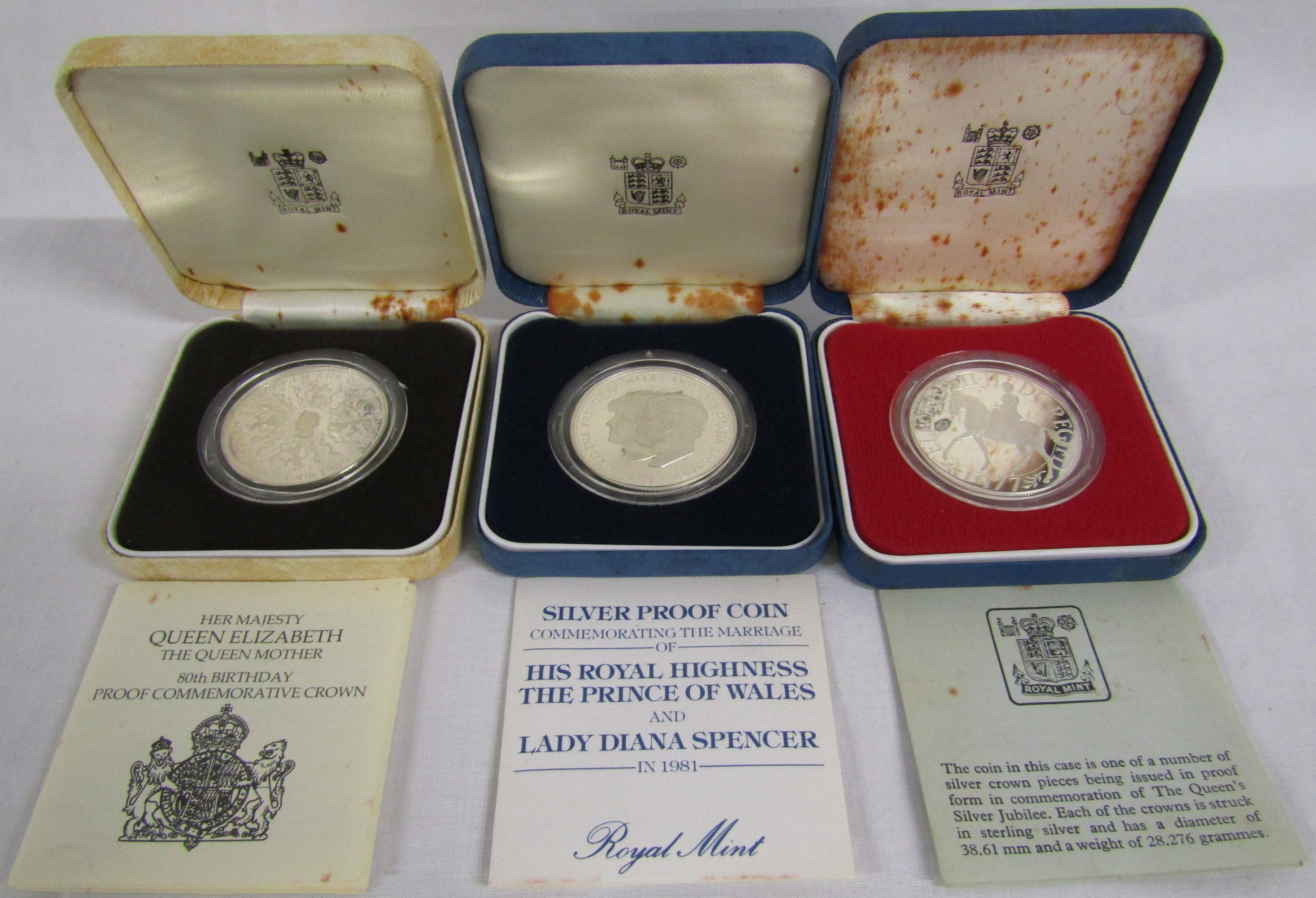 3 Silver Proof Coins