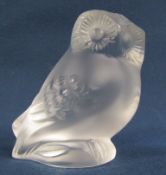 Lalique Chouette Paperweight