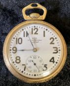 Ball of Cleveland Gold Plated Pocket Watch