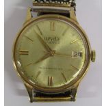 Gents 9ct Gold Corvette Wristwatch